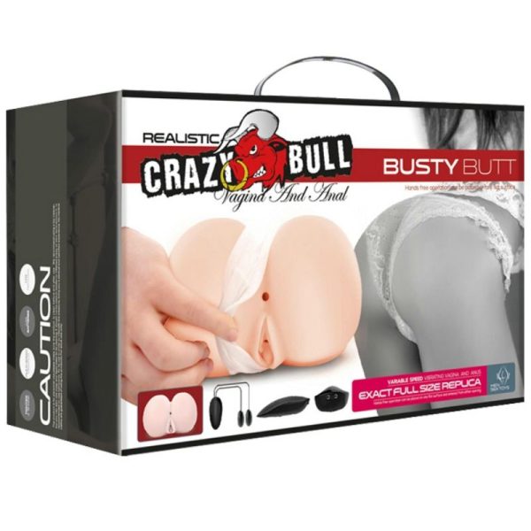 CRAZY BULL - ÂNUS E VAGINA REALÍSTICOS COM POSTURA DE VIBRAÇÃO 6 - Imagen 11