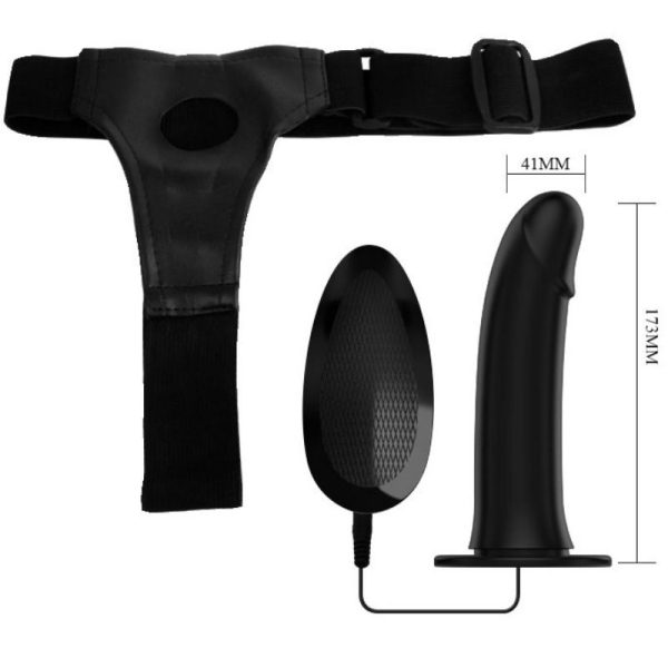 PRETTY LOVE MALE - VITO STRAP ON CON DILDO HUECO Y VIBRACION 17.3 CM - Imagen 5