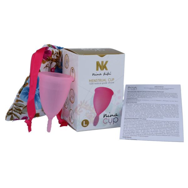 NINA CUP MENSTRUAL CUP TAMANHO L ROSA - Imagen 2