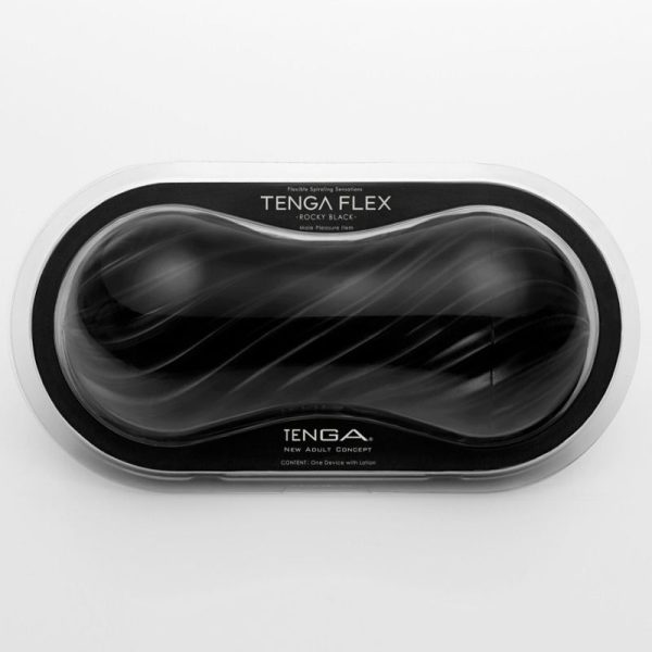 TENGA FLEX MASTUBADOR MASCULINO NEGRO. - Imagen 2