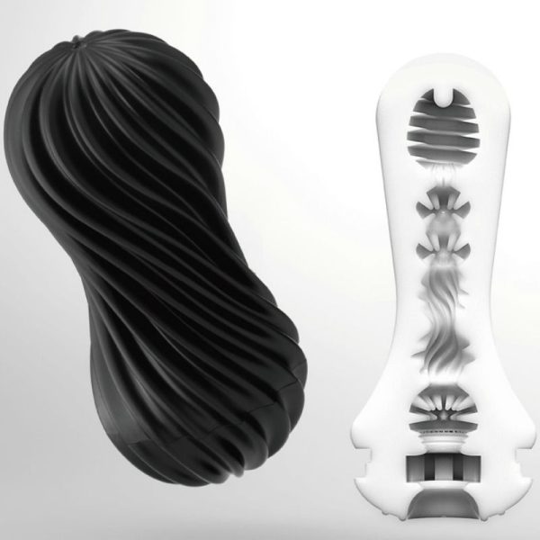 TENGA FLEX MASTUBADOR MASCULINO NEGRO. - Imagen 3