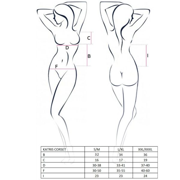 PAIXÃO MULHER KATRISS CORSET - Imagen 3