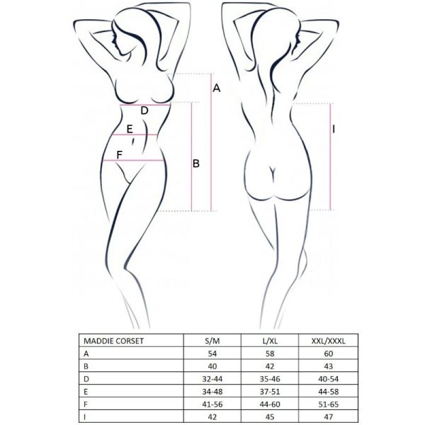 PAIXÃO MULHER MADDIE CORSET - Imagen 2