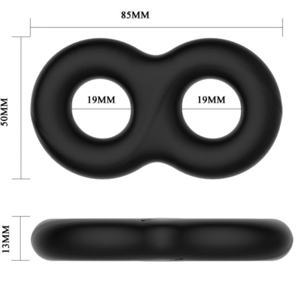 CRAZY BULL - ANEL DUPLO DE SILICONE SUPER SOFT 2 - Imagen 3