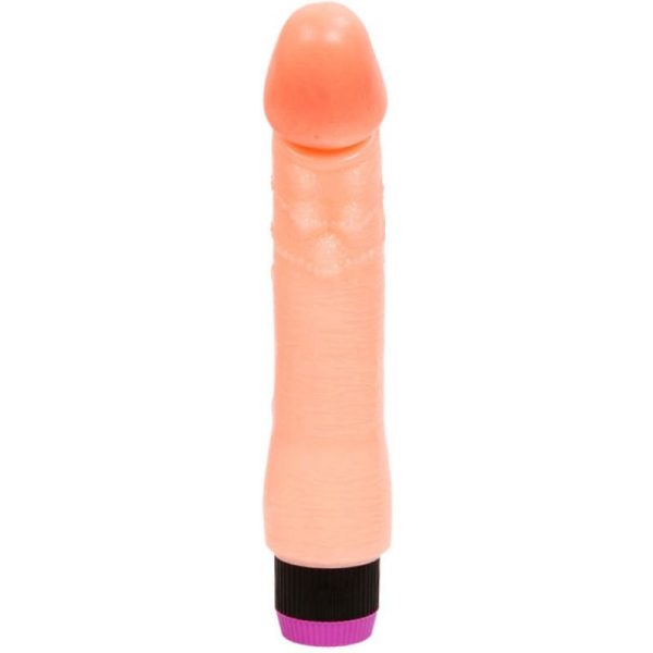 VIBRADOR REALISTICO FLEXIBLE NATURAL 24 CM - Imagen 4