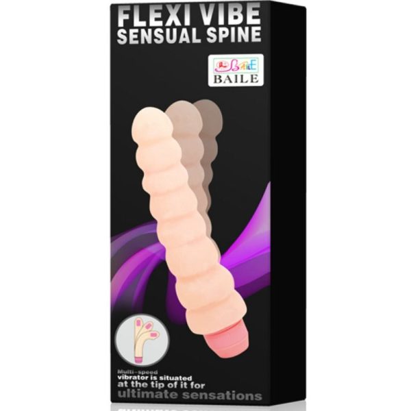 FLEXI VIBE SENSUAL SPINE VIBRADOR FLEXIBLE 19 CM - Imagen 6