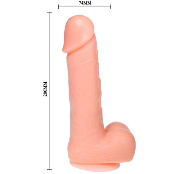 DONG DILDO REALISTICO VIBRACION Y ROTACION 20 CM - Imagen 5