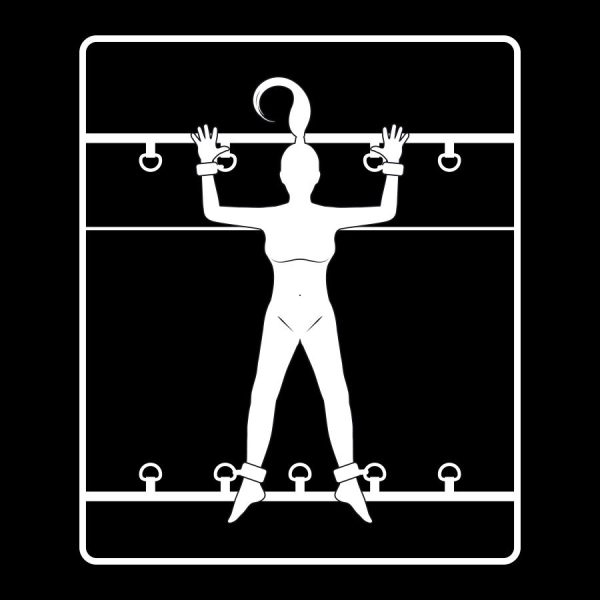 FETISH SUBMISSIVE - CONJUNTO DE LAÇOS DE CAMA DE LUXO COM FORRO DE NOPRENE - Imagen 4