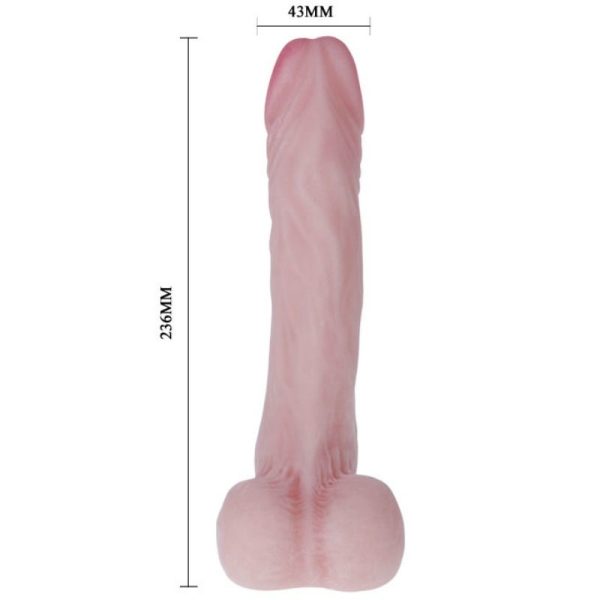 BAILE - COCK VIBRADOR REALISTA NATURAL - Imagen 3