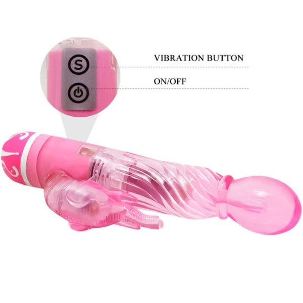 BAILE VIBRADOR MULTIVELOCIDAD CON ESTIMULADOR ROSA - Imagen 7