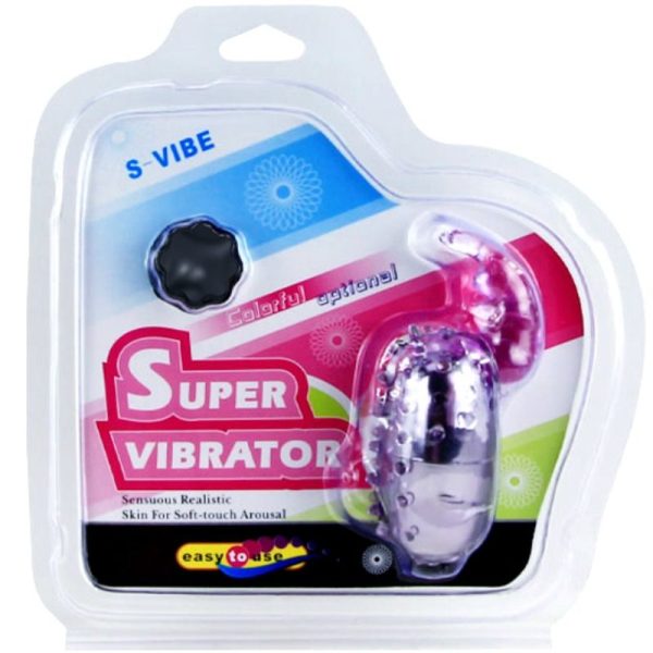 SUPER VIBRATOR HUEVO VIBRADOR CON ESTIMULADOR - Imagen 7