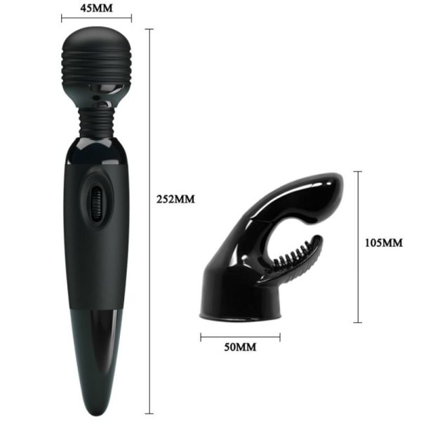 BAILE SENSUAL MASSAGER MASAJEADOR CON CABEZAL INTERCAMBIABLE - Imagen 6