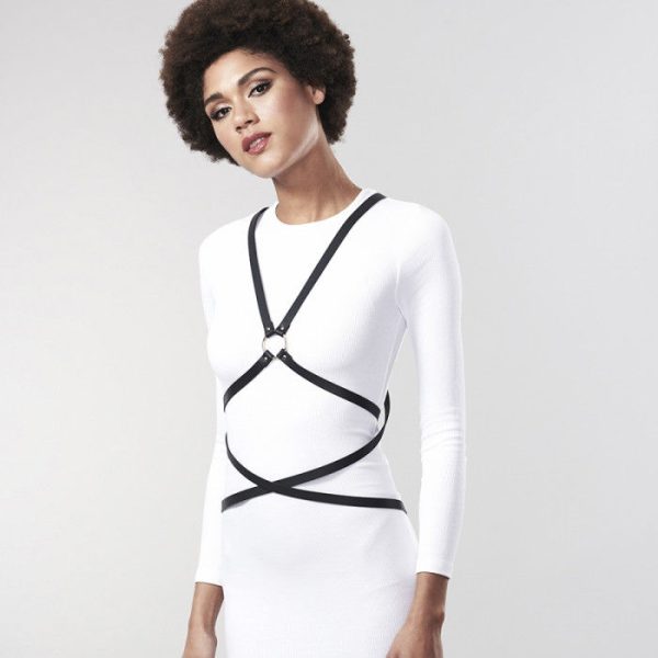 BIJOUX INDISCRETS MAZE MULTI-WAY HARNESS BLACK - Imagen 3