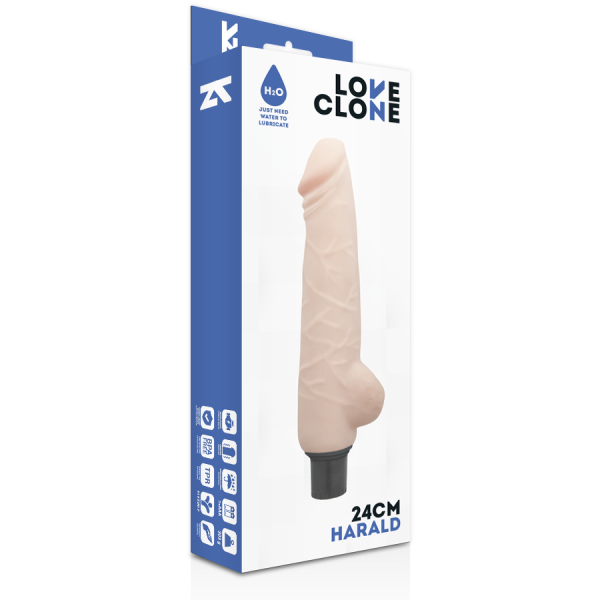 LOVECLONE HARALD AUTO-LUBRIFICAÇÃO VIBRADOR 24CM - Imagen 3