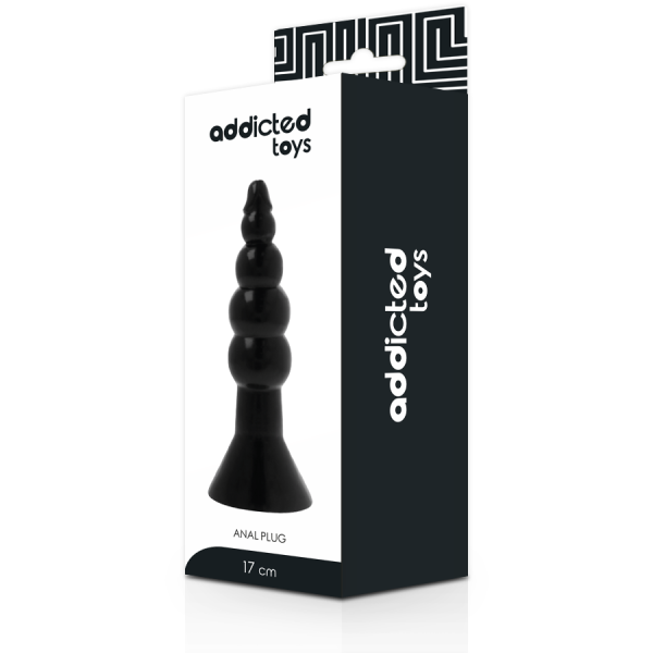 ADDICTED TOYS - PLUG ANAL 17CM PRETO - Imagen 3