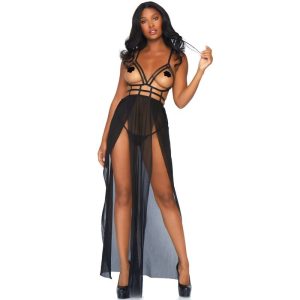 VESTIDO MAXI LEG AVENUE CAGE E CALÇA S/M