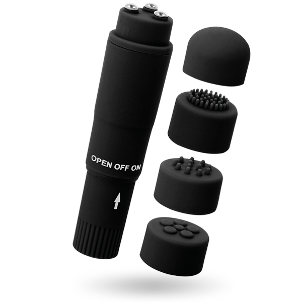 GLOSSY - MASSAGER DE BOLSO KURT PRETO - Imagen 2