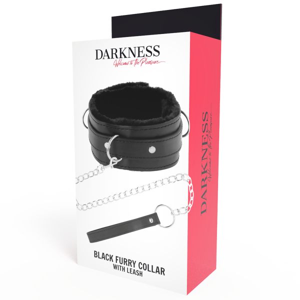DARKNESS - COLAR DE POSTURA CONFORTÁVEL COM CORRENTE DE COURO - Imagen 5