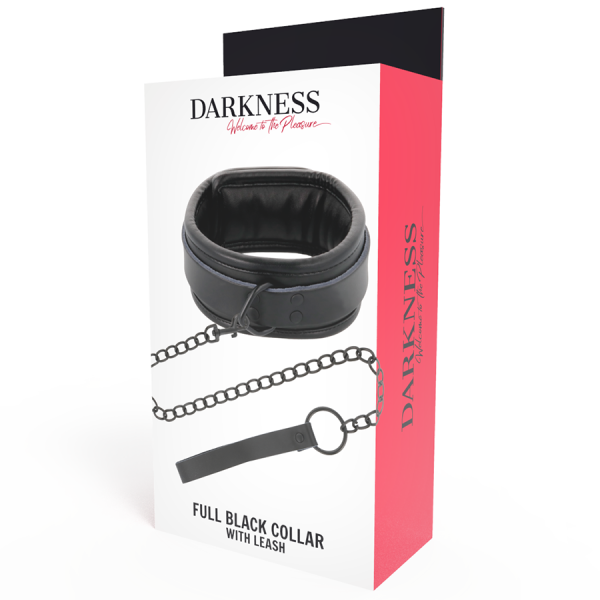 DARKNESS - COLAR PRETO COM CORRENTE - Imagen 5