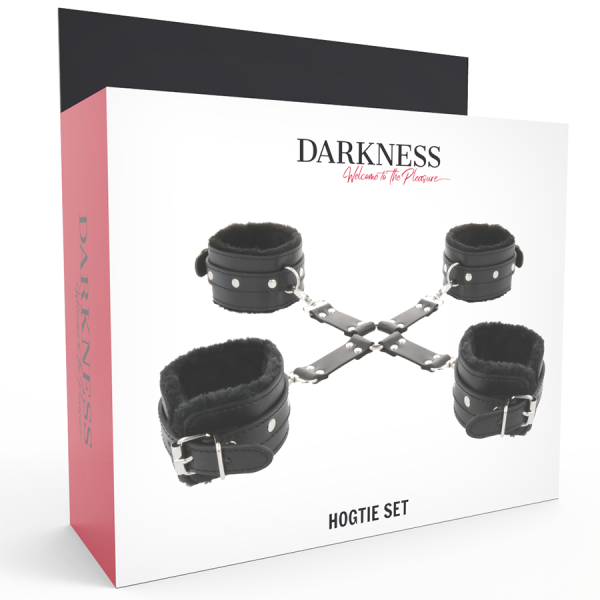 DARKNESS - ALGEMAS DE COURO PARA PÉS E MÃOS PRETAS - Imagen 9