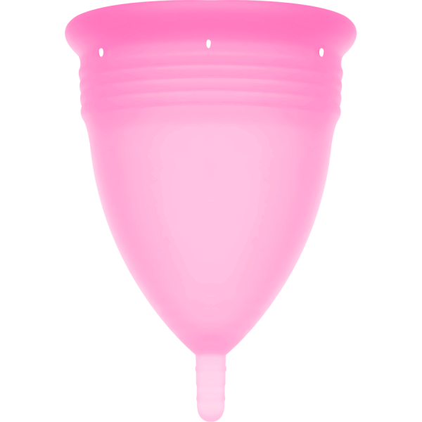 TAÇA STERCUP MENSTRUAL TAMANHO S COR-DE-ROSA SILICONE FDA - Imagen 3