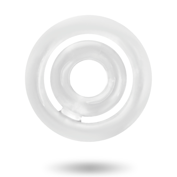 ADDICTED TOYS POTENZ- C-RING PENIS CLEAR - Imagen 2