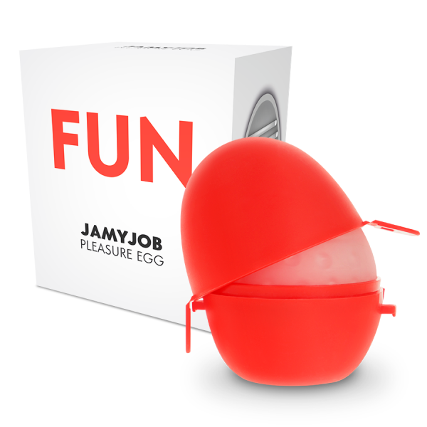 JAMYJOB EGG MASTURBATOR RED EDITION DISCRETT - Imagen 2