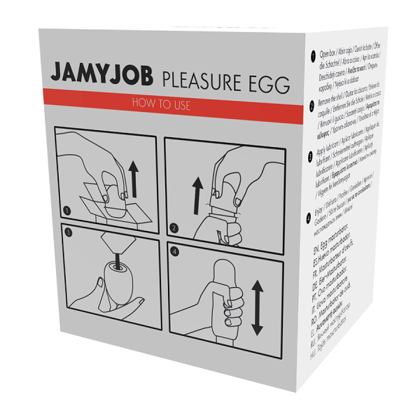 JAMYJOB EGG MASTURBATOR RED EDITION DISCRETT - Imagen 11