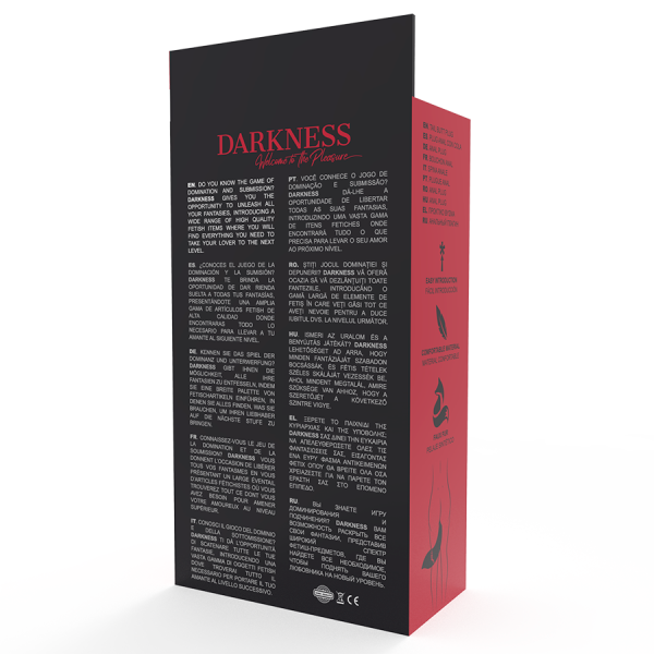 DARKNESS - PLUG ANAL DE SILICONE COM CAUDA BRANCA - Imagen 4