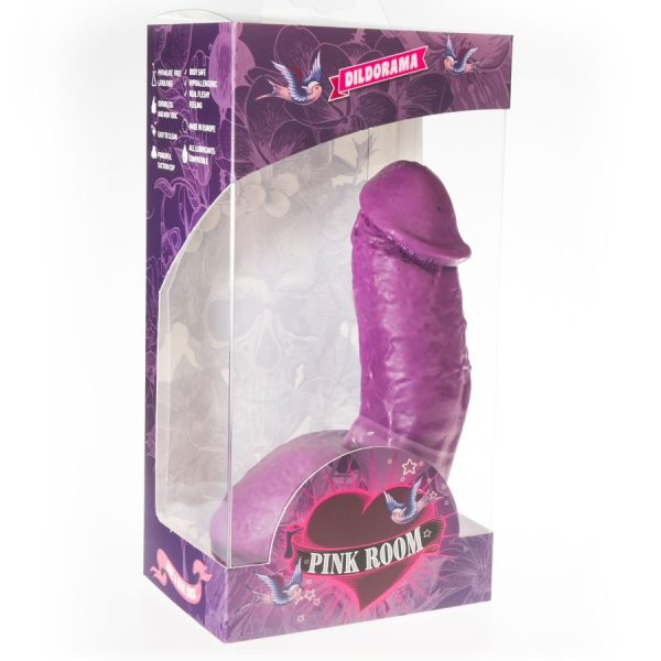PINK ROOM - ELIAN DILDO REALISTA ROXO 17,5 CM - Imagen 2