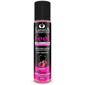 LUBRIFICANTE À BASE DE ÁGUA LUXURIA FEEL CEREJA 60 ML