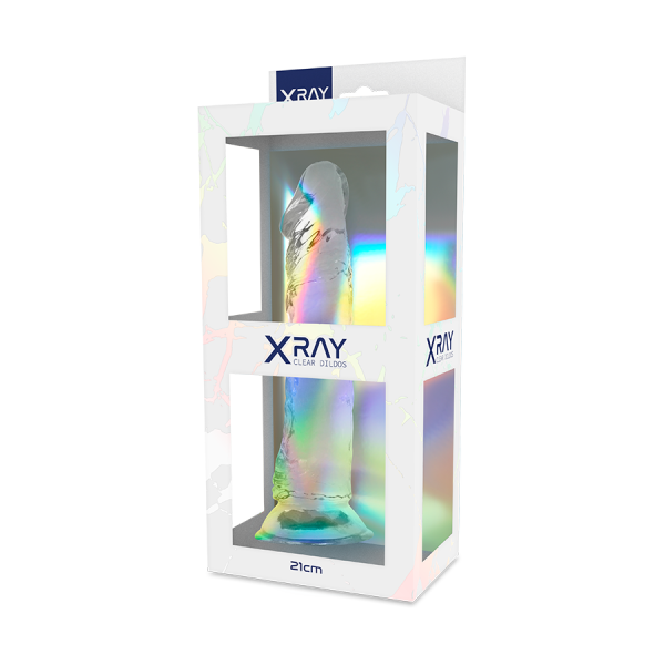 XRAY CLEAR DILDO TRANSPARENTE 21CM X 4CM - Imagen 7