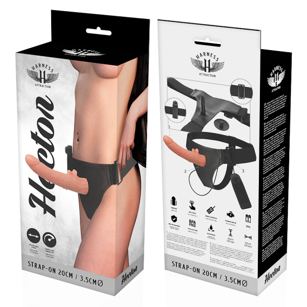 HARNESS ATTRACTION - RNES VIBRADOR HECTOR 20 X 3,5CM - Imagen 7