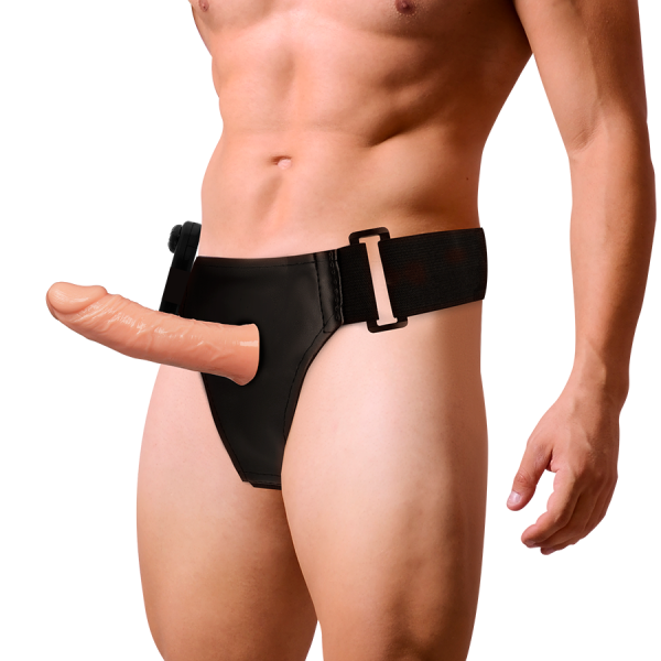 HARNESS ATTRACTION - RNES HOLLOW BENNY COM VIBRADOR 15 X 4,5CM - Imagen 2