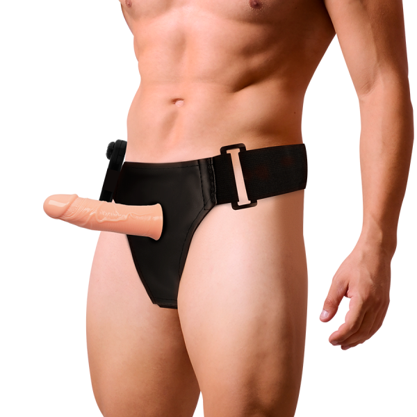 HARNESS ATTRACTION - GREGORY HOLLOW RNES COM VIBRADOR 16,5 X 4,3CM - Imagen 2