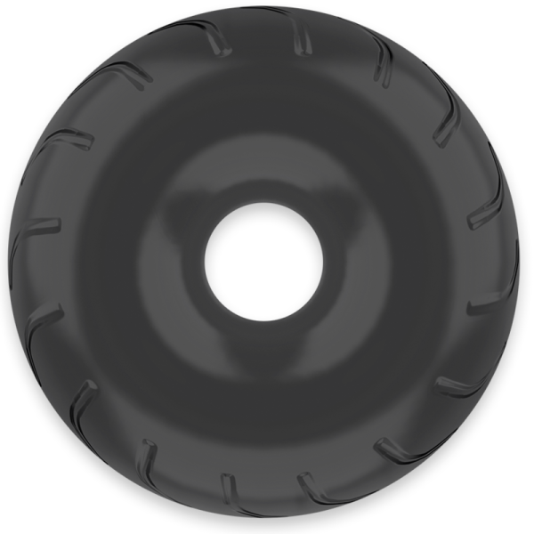 POWERING- ANEL PARA PÊNIS SUPER FLEXÍVEL E RESISTENTE 5CM PR08 PRETO - Imagen 2
