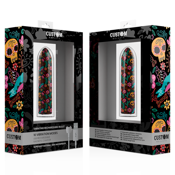 CUSTOM BULLETS - BALAS PERSONALIZADAS FLORAIS RECARREGÁVEIS BALAS 10 INTENSIDADES - Imagen 5