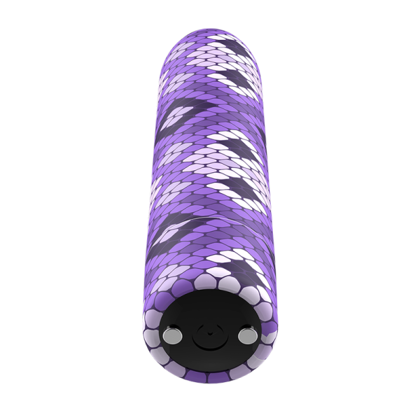 CUSTOM BULLETS - RECHARGEABLE SNAKE PURPLE MAGNETIC BULLET 10V - Imagen 3