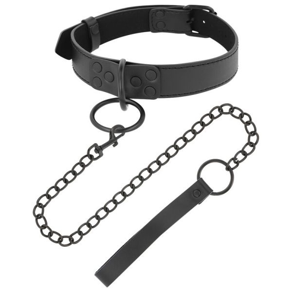 DARKNESS - COLAR PRETO COM CORRENTE - Imagen 2
