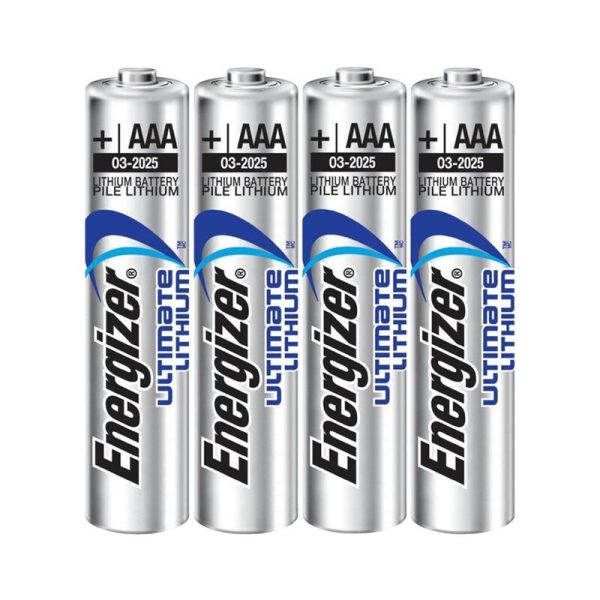 ENERGIZADOR ULTIMATE LITHIUM LITHIUM BATTERY AAA L92 LR03 1,5V BLISTER * 4 - Imagen 2