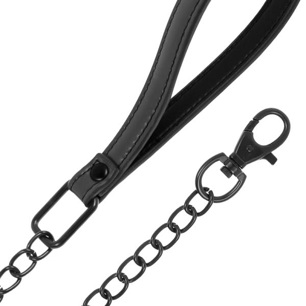 FETISH SUBMISSIVE - COLAR DE CORRENTE COM FORRO DE NOPRENE - Imagen 6