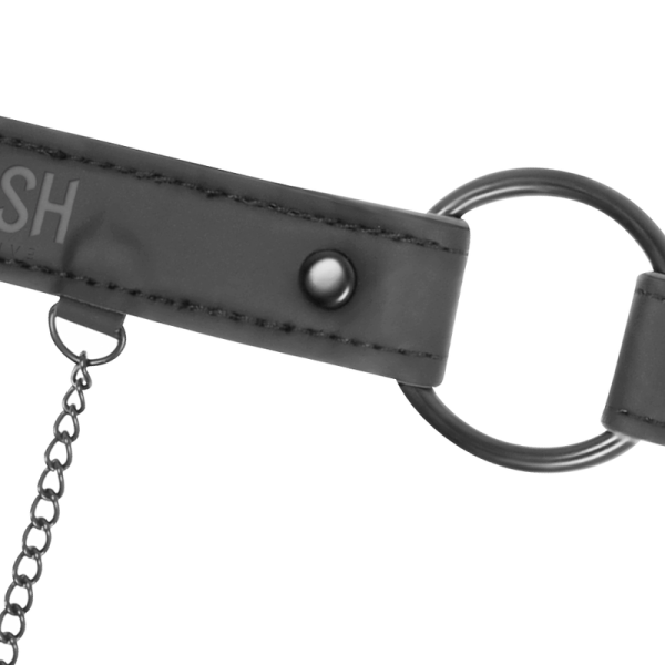 FETISH SUBMISSIVE - ANEL DE GAG COM Grampos DE BICO - Imagen 4