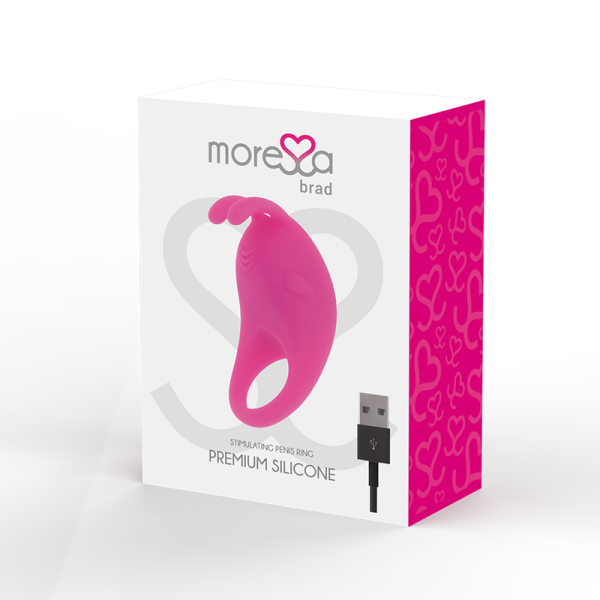 MORESSA BRAD PREMIUM SILICONE RECARREGÁVEL ROSA - Imagen 3