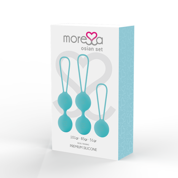 MORESSA OSIAN SET TURQUESA DE SILICONE PREMIUM - Imagen 3
