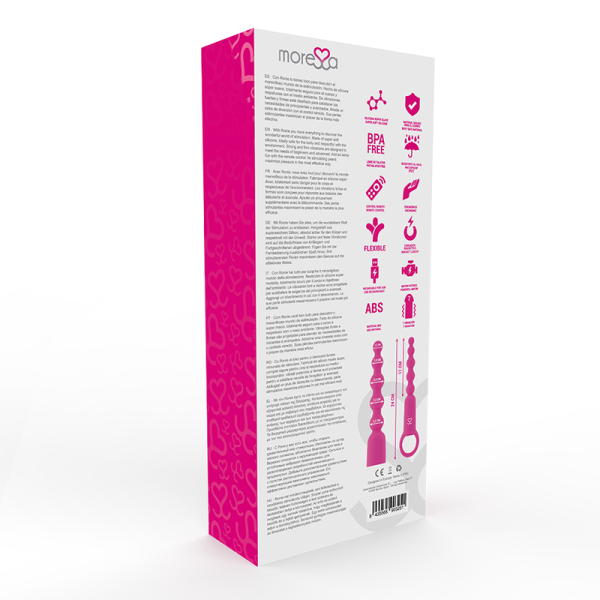 MORESSA RONIE CONTROLE REMOTO ANAL PRAZER ROSA - Imagen 4