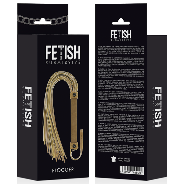 FETISH SUBMISSIVE ORIGEN - CHICOTE DE COURO VEGANO - Imagen 6