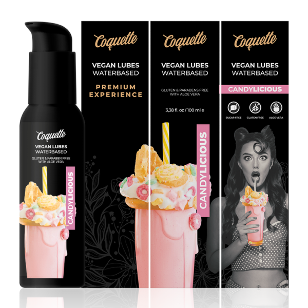 COQUETTE CHIC DESIRE - LUBRIFICANTE VEGANO CANDYLICIOSO PREMIUM EXPERIENCE 100ML - Imagen 3