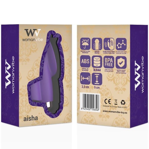 WOMANVIBE - DEDO ESTIMULADOR DE SILICONE AISHA - Imagen 5