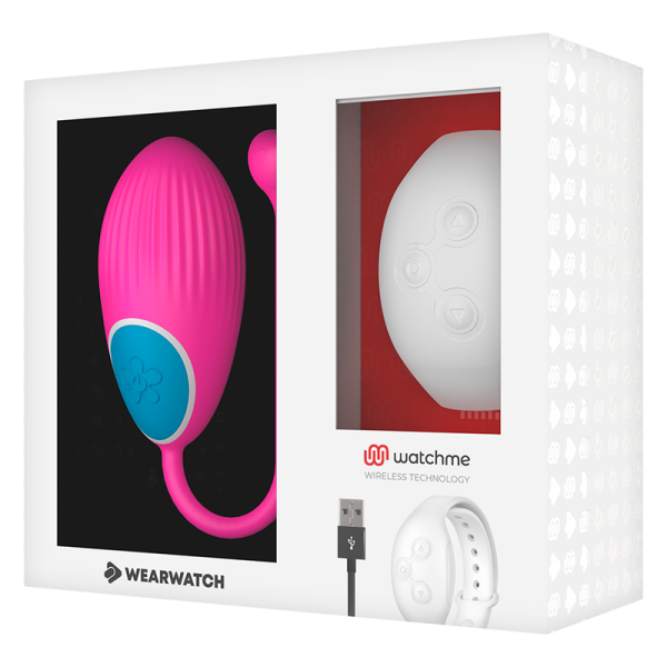 WEARWATCH - TECNOLOGIA WATCHME CONTROLE REMOTO OVO FÚCSIA / NIVEO - Imagen 5