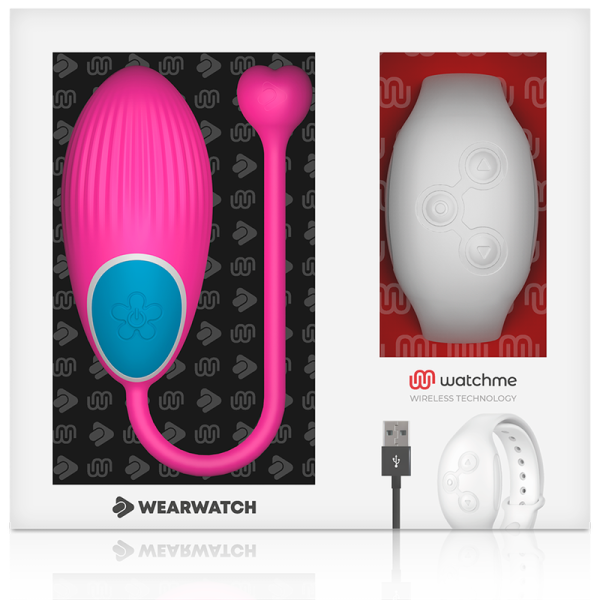 WEARWATCH - TECNOLOGIA WATCHME CONTROLE REMOTO OVO FÚCSIA / NIVEO - Imagen 7